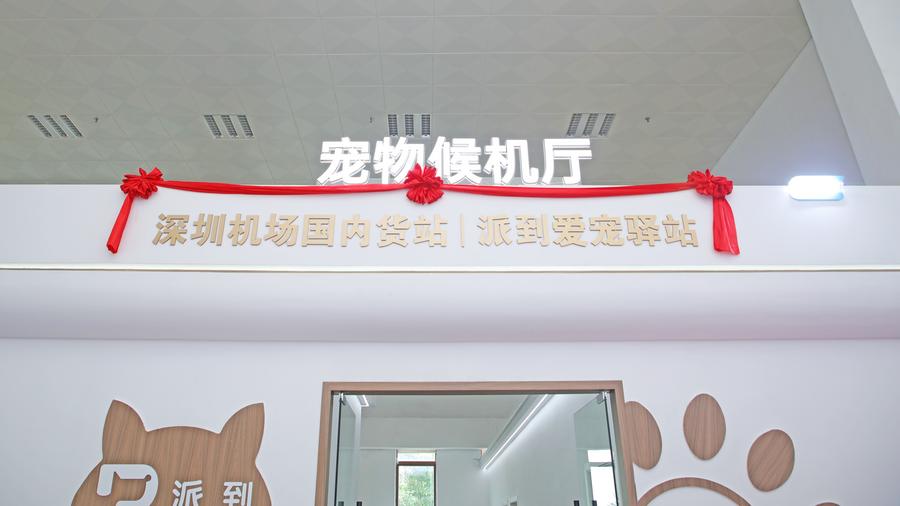 中国首家宠物候机厅在深圳启用(图1)