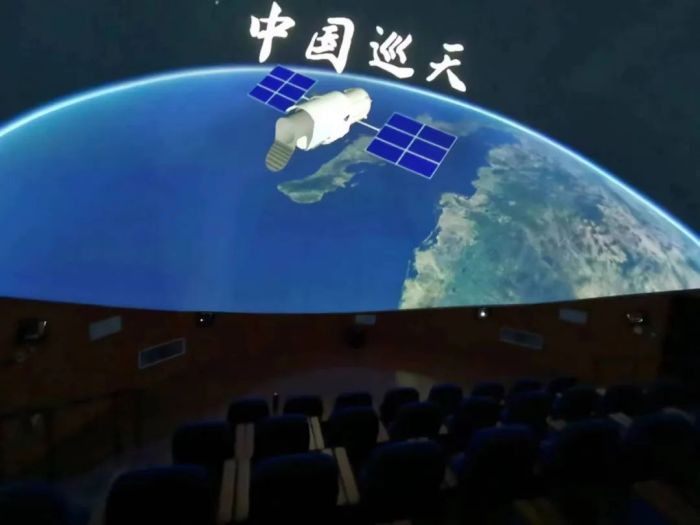 科视DWU850-GS双色激光工程投影机打造中国国家天文台空间科学设施可视化数据展示基地(图1)